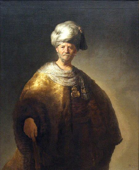 Rembrandt Peale Man in Oriental Costume